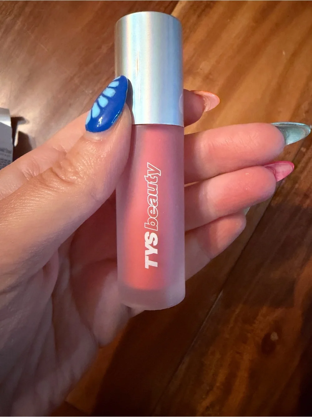 TYS Beauty Cheek Treat Liquid Blush in the cool pink shade 